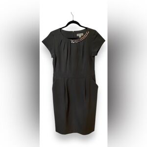 Shelby Palmer wear to work office dress gray with pockets, size 8​